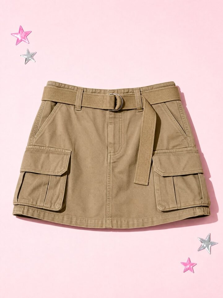 Cargo Twill Mini in Khaki